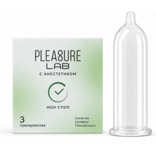 Презервативы с анестетиком Pleasure Lab 3 шт